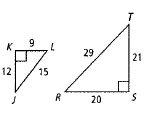 Chapter 10.6, Problem 4P, For JKLandRST, find the value of each expression. cosL 