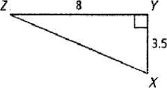 Chapter 10.6, Problem 4STP, Solve each exercise and enter your answer on the grid provided. For AXYZ, what is the measure of the , example  1