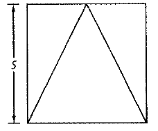 Chapter 4.3, Problem 11P, A landscape architect wants to make a triangular garden inside a square of land as shown at the 