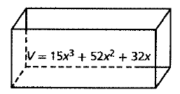 Chapter 8.8, Problem 33P, Find linear expressions for the possible dimensions of each rectangular prism. 