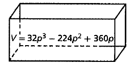 Chapter 8.8, Problem 36P, Find linear expressions for the possible dimensions of each rectangular prism. 