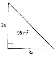 Chapter 9.3, Problem 38P, Find the value of x for the square and triangle. If necessary, round to the nearest tenth. 