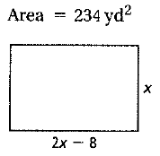 Chapter 9.4, Problem 28P, Find the value of x as it relates to each rectangle or triangle. 