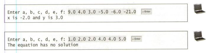 Chapter 3, Problem 3PE, (Algebra: solve 22 linear equations) You can use Cramerâ€™s rule to solve the following 22 system of 