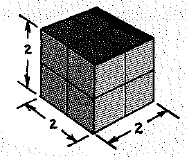 Chapter 18, Problem 49A, Consider eight one-cubic-centimeter sugar cubes stacked two-by-two to form a single bigger cube. 