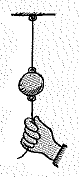 Chapter 3, Problem 42A, A massive ball is suspended on a string and slowly pulled by another string attached to it from 