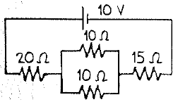 Chapter 35, Problem 52A, Consider the combination series and parallel circuit shown here. a. Identify the parallel part of 
