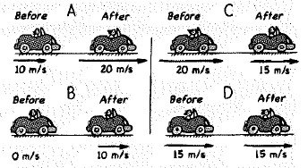 Chapter 4, Problem 21A, Below we see before and after snapshots of a cars velocity. The time interval between before and 