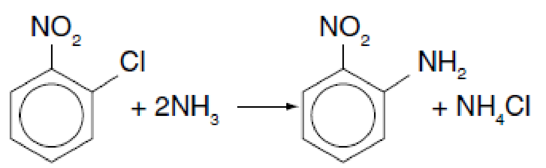 Chapter 4, Problem 4.6P, Orthonitroanaline (an important intermediate in dyescalled fast orange) is formed from the reaction 
