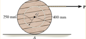 Chapter 17.5, Problem 98P, The spool has a mass of 100 kg and a radius of gyration kG = 0.3 m. If the coefficients of static 