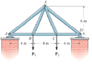 Chapter 6.3, Problem 10P, Determine the force in each member of the truss and state if the members are in tension or 