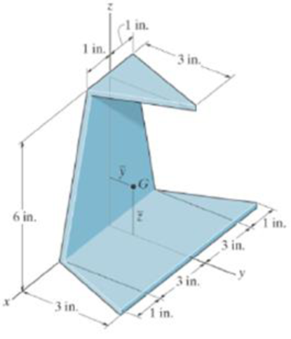Chapter 9.2, Problem 69P, A triangular plate made of homogeneous material has a constant thickness that is very small. If it 