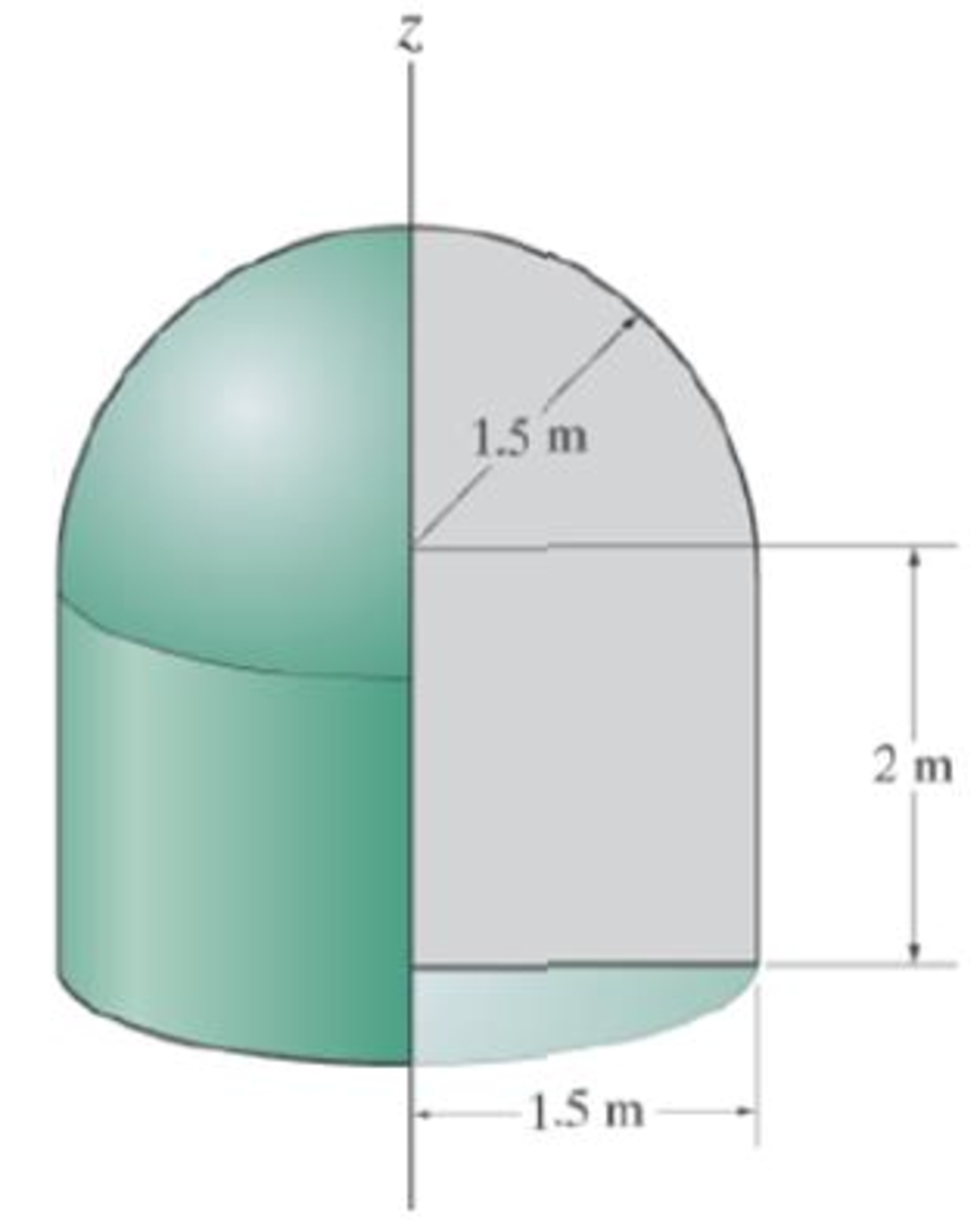 Chapter 9.3, Problem 16FP, Determine the surface area and volume of the solid formed by revolving the shaded area 360 about the 