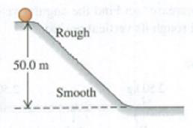 Chapter 10, Problem 10.71P, Rolling Stones. A solid, uniform, spherical boulder starts from rest and rolls down a 50.0-m-high 