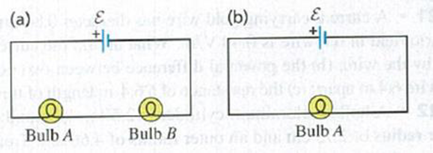 Chapter 25, Problem Q25.14DQ, A light bulb glows because it has resistance. The brightness of a light bulb increases with the 