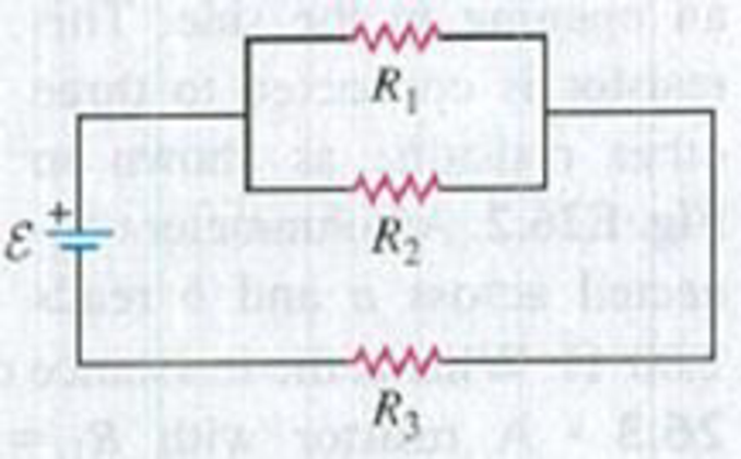 Chapter 26, Problem 26.11E, In Fig. E26.11, R1, = 3.00 , R2 = 6.00 , and R3= 5.00 . The battery has negligible internal 