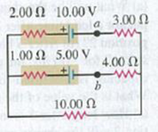 Chapter 26, Problem 26.30E, The 5.00-V battery in Fig. E26.28 is removed from the circuit and replaced by a 15.00-V battery, 