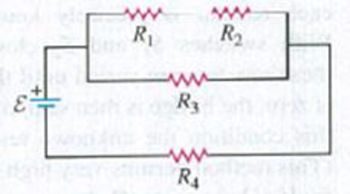 Chapter 26, Problem 26.54P, In Fig. P26.54, the battery has negligible internal resistance and  = 48.0 V. R1 = R2 = 4.00  and R4 