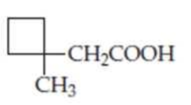 Chapter 15, Problem 15.41AP, Draw the structures of the aldehydes that might be oxidized to yield the following carboxylic acids: , example  2
