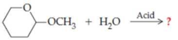 Chapter 15, Problem 15.43AP, Write the structures of the hemiacetal or hemiketal that result from reactions (a) and (b). Write , example  1