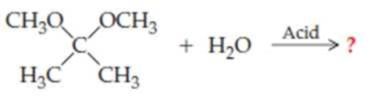 Chapter 15, Problem 15.43AP, Write the structures of the hemiacetal or hemiketal that result from reactions (a) and (b). Write , example  2