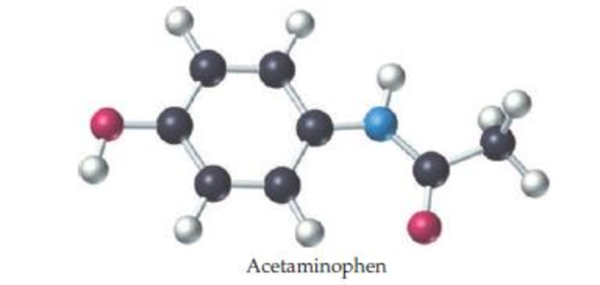 Chapter 4, Problem 4.27UKC, The ball-and-stick molecular model shown here is a representation of acetaminophen, the active 