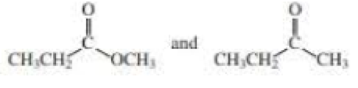 Chapter 14, Problem 45P, For each of the following pairs of compounds, identify one IR absorption band that could be used to , example  1