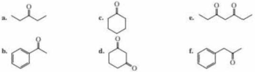 Chapter 17.3, Problem 7P, Draw the enol tautomers for each of the following compounds. For compounds that have more than one 
