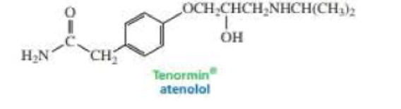 Chapter 2, Problem 60P, Tenormin, a member of the group of drugs known as beta-blockers, is used to treat high blood 