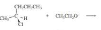 Chapter 9.5, Problem 20P, Draw the configuration(s) of the substitution product(s) formed from the reaction of the following , example  1