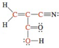 Chapter 3, Problem 3.102AP, Cyanoacrylic acid is one of the compounds used to make Super Glue. Determine the shape of the 