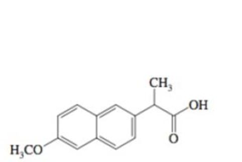 Chapter 9, Problem 9.90CP, Naproxen, the active ingredient in Aleve has the structure shown.The carboxylic acid group has a pKa 