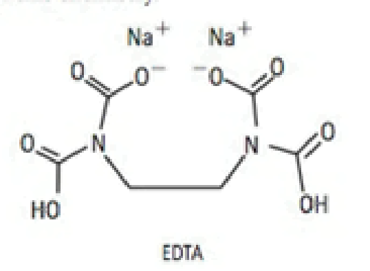 Chapter 19, Problem 67E, The disodium salt of ethylenediaminetetraacetic acid, also known as EDTA, has a great affinity for 
