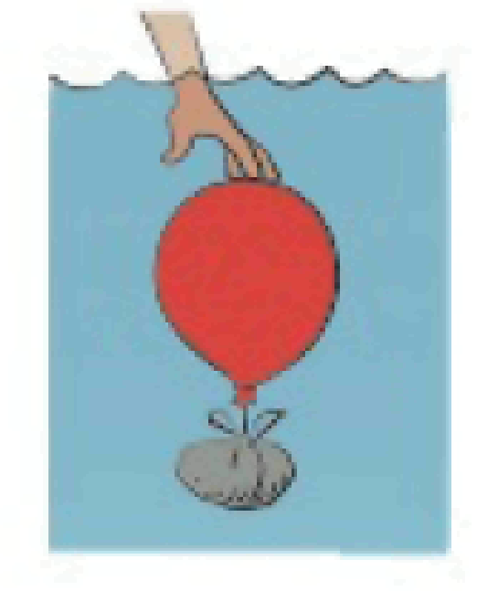 Chapter 5, Problem 66TAR, Think about what happens to the volume of an air-filled balloon on top of water, and what happens to 