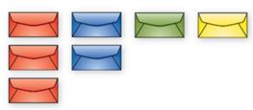 Chapter 11.5, Problem 49E, Selecting an Envelope In Exercises 49-58, consider the colored envelopes shown below If three 