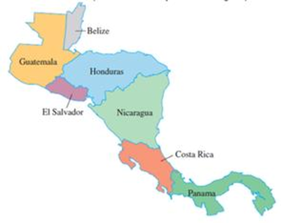 Chapter 13.1, Problem 25E, Central America The map below shows the countries of Belize (B), Costa Rica (C), El Salvador (E), 