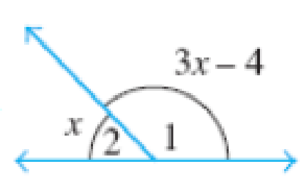 Chapter 8.1, Problem 79E, In Exercises 7982, the angles are supplementary angles. Determine the measures of 1 and 2. 79. 