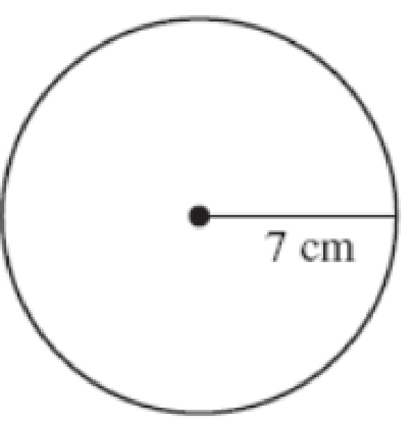 Chapter 8.3, Problem 15E, In Exercises 1518, determine (a) the area and (b) the circumference of the circle. Use the  key on 