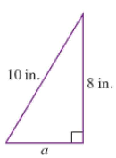 Chapter 8.3, Problem 22E, In Exercises 1922, (a) use the Pythagorean theorem to determine the length of the unknown side of 