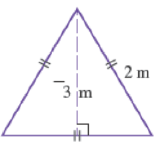Chapter 8.3, Problem 6E, In Exercises 58, determine the area of the triangle. 6. 