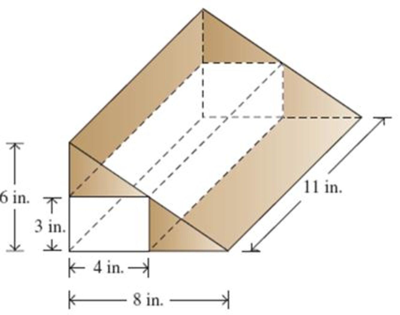Chapter 8.4, Problem 26E, In Exercises 19-26, determine the volume of the shaded region. When appropriate, use the  key on 
