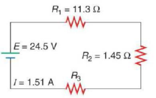 Chapter 17, Problem 18RP, Find the equivalent resistance in the circuit shown in Fig. 17. 79. Figure 17.79 