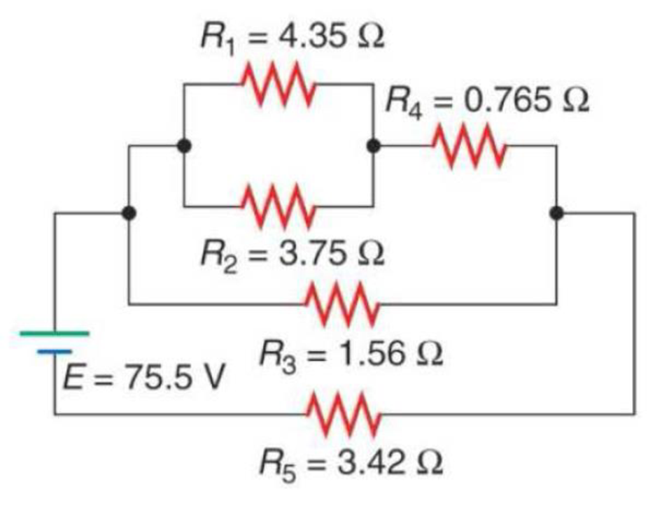 Chapter 17, Problem 31RP, Find the voltage drop across R1 in Fig. 17.82. Figure 17.82 