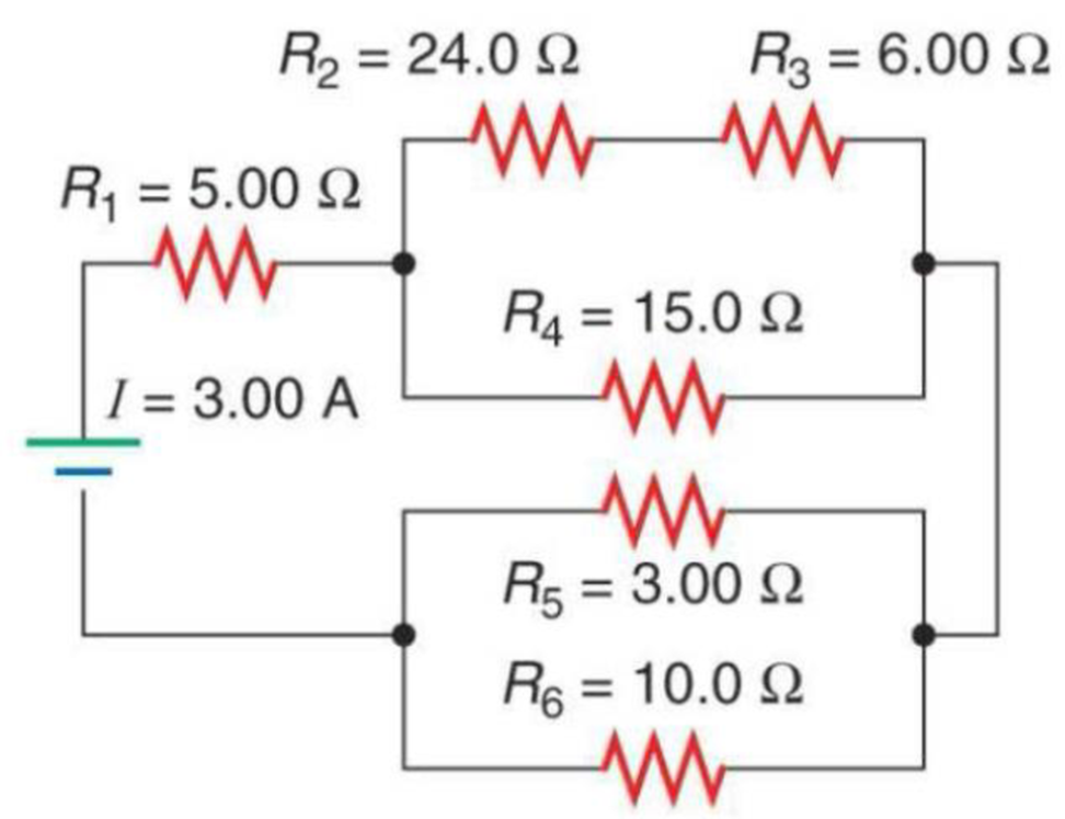 Chapter 17.9, Problem 19P, Find the voltage drop across R6. Figure 17.57 