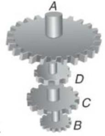 Chapter 9.6, Problem 22P, If gear A turns in a clockwise motion, determine the motion of gear B in each gear train. 22. 