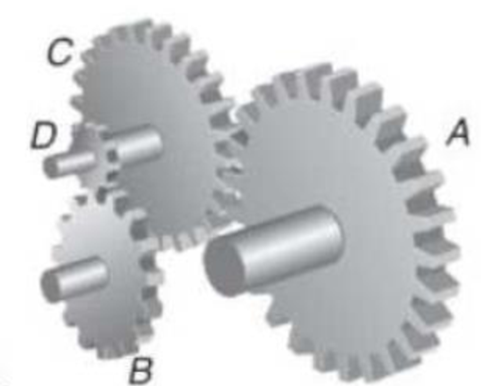 Chapter 9.6, Problem 23P, If gear A turns in a clockwise motion, determine the motion of gear B in each gear train. 23. 