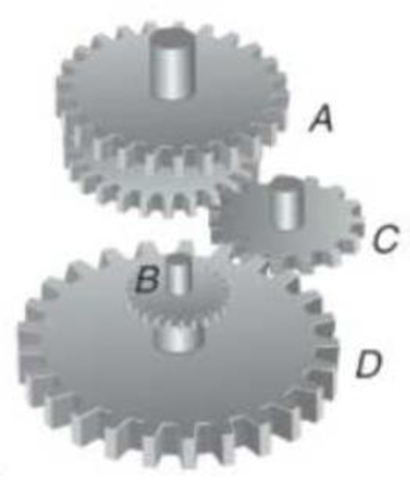 Chapter 9.6, Problem 24P, If gear A turns in a clockwise motion, determine the motion of gear B in each gear train. 24. 