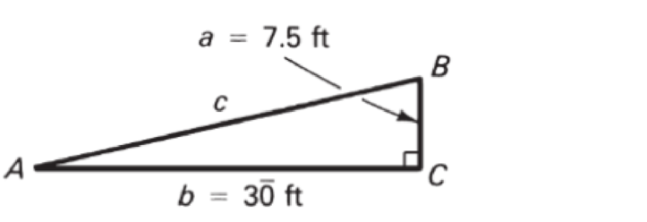 Chapter A.5, Problem 50P, Solve each triangle (find the missing angles and sides) using trigonometric ratios. 50. 