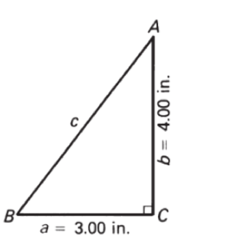 Chapter A.5, Problem 52P, Find the missing side in each right triangle using the Pythagorean theorem. 52. 