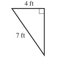 Chapter 10.4, Problem 50E, Find the length of the unknown side of each right triangle. Use a calculator when necessary and 